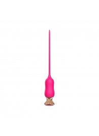 Розовый тонкий стимулятор Nipple Vibrator - 23 см. - I-MOON - купить с доставкой в Петропавловске-Камчатском