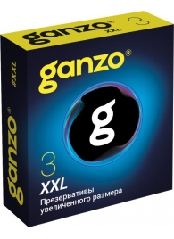 Презервативы увеличенного размера Ganzo XXL - 3 шт. - Ganzo - купить с доставкой в Петропавловске-Камчатском