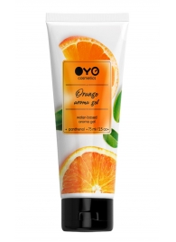 Лубрикант на водной основе OYO Aroma Gel Orange с ароматом апельсина - 75 мл. - OYO - купить с доставкой в Петропавловске-Камчатском