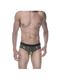 Сексуальные золотистые блестящие трусы-джоки - Don Moris купить с доставкой