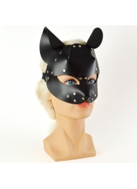 Черная кржаная маска Pussy - Sitabella - купить с доставкой в Петропавловске-Камчатском