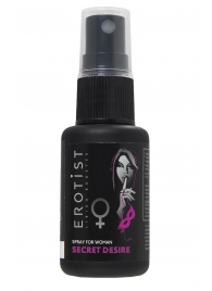 Возбуждающий спрей для женщин Erotist Secret Desire - 30 мл. - Erotist Libido Booster - купить с доставкой в Петропавловске-Камчатском