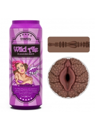 Коричневый мастурбатор-вагина Pleasure Brew Masturbator-Wild Ale в банке - Lovetoy - в Петропавловске-Камчатском купить с доставкой