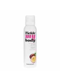 Массажная хрустящая пенка Tickle my body с ароматом маракуйи - 150 мл. - Love to Love - купить с доставкой в Петропавловске-Камчатском