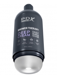 Мастурбатор в бутылке Shower Therapy Deep Cream - Pipedream - в Петропавловске-Камчатском купить с доставкой
