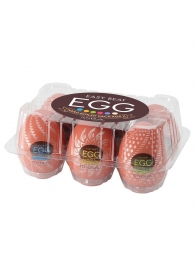 Набор из 6 мастурбаторов-яиц Tenga Egg Variety Pack V - Tenga - в Петропавловске-Камчатском купить с доставкой