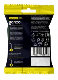 Ультратонкие презервативы Ganzo Ultra thin в мягкой упаковке - 3 шт. - Ganzo - купить с доставкой в Петропавловске-Камчатском