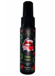 Спрей для горла Deep Throat с десенсибилизирующим эффектом и вкусом клубники - 50 мл. - БиоМед - купить с доставкой в Петропавловске-Камчатском