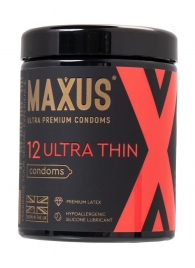 Ультратонкие презервативы MAXUS Ultra Thin - 12 шт. - Maxus - купить с доставкой в Петропавловске-Камчатском