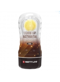 Прозрачный текстурированный мастурбатор Vacuum Cup Masturbator Stellar - Baile - в Петропавловске-Камчатском купить с доставкой