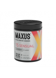 Анатомические презервативы MAXUS Sensual - 15 шт. - Maxus - купить с доставкой в Петропавловске-Камчатском
