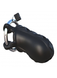 Черный замок верности Extreme Silicone Cock Blocker - Pipedream - купить с доставкой в Петропавловске-Камчатском
