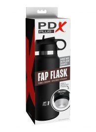 Черный мастурбатор в виде бутылки Fap Flask - Pipedream - в Петропавловске-Камчатском купить с доставкой