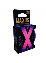 Презервативы Maxus XXL увеличенного размера - 3 шт. - Maxus - купить с доставкой в Петропавловске-Камчатском