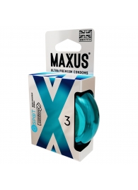 Презервативы Maxus G spot с двойной спиралью - 3 шт. - Maxus - купить с доставкой в Петропавловске-Камчатском