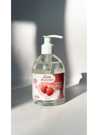 Лубрикант на водной основе Love Protection Raspberry с ароматом малины - 300 мл. - Lola Games - купить с доставкой в Петропавловске-Камчатском