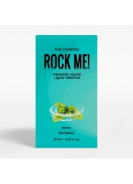 Жидкий вибратор Nuei Rock Me! с ароматом мяты - 20 мл. - Nuei cosmetics - купить с доставкой в Петропавловске-Камчатском
