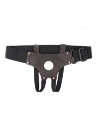 Трусики для страпона коричневого цвета - БДСМ Арсенал - купить с доставкой в Петропавловске-Камчатском