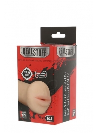Нежный мастурбатор-ротик REALSTUFF 5INCH MASTURBATOR BJ - Dream Toys - в Петропавловске-Камчатском купить с доставкой