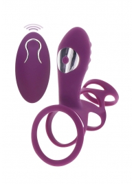 Фиолетовая эрекционная вибронасадка Halo Halo C-Ring Sleeve - Toy Joy - в Петропавловске-Камчатском купить с доставкой
