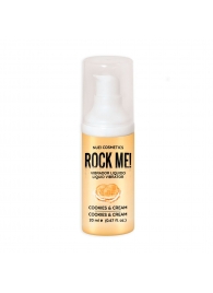 Жидкий вибратор Nuei Rock Me! с ароматом печенья и сливок - 20 мл. - Nuei cosmetics - купить с доставкой в Петропавловске-Камчатском
