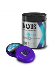 Гладкие презервативы Maxus G spot с двойной спиралью - 15 шт. - Maxus - купить с доставкой в Петропавловске-Камчатском