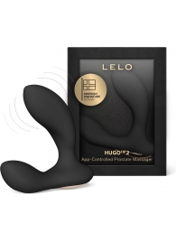 Черный вибростимулятор простаты Hugo 2 - Lelo - в Петропавловске-Камчатском купить с доставкой