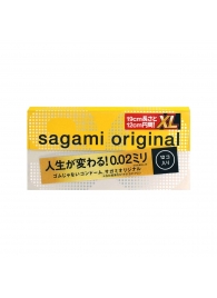 Презервативы увеличенного размера Sagami Original 0.02 XL-size - 12 шт. - Sagami - купить с доставкой в Петропавловске-Камчатском