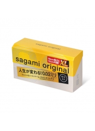 Презервативы увеличенного размера Sagami Original 0.02 XL-size - 12 шт. - Sagami - купить с доставкой в Петропавловске-Камчатском