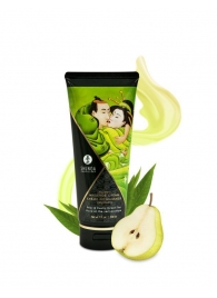 Массажный крем для тела с ароматом груши и зелёного чая Pear   Exotic Green Tea - 200 мл. - Shunga - купить с доставкой в Петропавловске-Камчатском