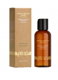 Натуральная массажная смазка Natural Lubricant Orange Blossom - 100 мл. - YESforLOV - купить с доставкой в Петропавловске-Камчатском