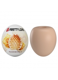 Бежевый мастурбатор-яйцо Pleasure Egg II - Baile - в Петропавловске-Камчатском купить с доставкой