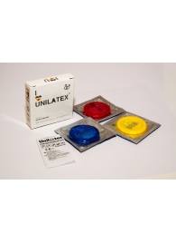 Разноцветные ароматизированные презервативы Unilatex Multifruits - 3 шт. - Unilatex - купить с доставкой в Петропавловске-Камчатском
