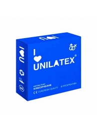Классические презервативы Unilatex Natural Plain - 3 шт. - Unilatex - купить с доставкой в Петропавловске-Камчатском