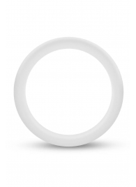 Белое люминесцентное эрекционное кольцо Silicone Glo Cock Ring - Blush Novelties - в Петропавловске-Камчатском купить с доставкой