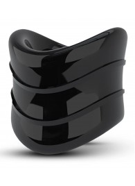 Черное эрекционное кольцо на мошонку Beef Ball Stretcher Snug X Long - Blush Novelties - в Петропавловске-Камчатском купить с доставкой