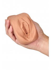 Маструбатор-вагина с вибрацией Soft   Wet Renata Realistic Tan Masturbator - Blush Novelties - в Петропавловске-Камчатском купить с доставкой