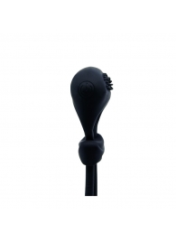 Чёрное лассо на пенис с вибрацией - Baile - в Петропавловске-Камчатском купить с доставкой