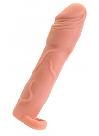 Телесная удлиняющая насадка с подхватом - 19 см. - ToyFa - в Петропавловске-Камчатском купить с доставкой