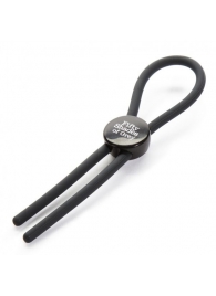 Тёмно-серое эрекционное кольцо с зажимом Again and Again Adjustable Cock Ring - Fifty Shades of Grey - в Петропавловске-Камчатском купить с доставкой