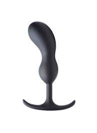 Черный массажер простаты с утяжелителями Premium Silicone Weighted Prostate Plug Large - 18,8 см. - XR Brands - в Петропавловске-Камчатском купить с доставкой