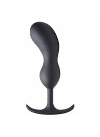 Черный массажер простаты с утяжелителями Premium Silicone Weighted Prostate Plug XL - 20,8 см. - XR Brands - в Петропавловске-Камчатском купить с доставкой