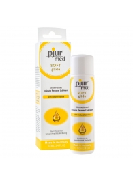 Силиконовый лубрикант с жожоба pjur MED Soft glide - 100 мл. - Pjur - купить с доставкой в Петропавловске-Камчатском