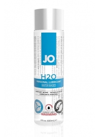 Возбуждающий лубрикант на водной основе JO Personal Lubricant H2O Warming - 120 мл. - System JO - купить с доставкой в Петропавловске-Камчатском