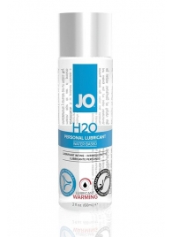 Возбуждающий лубрикант на водной основе JO Personal Lubricant H2O Warming - 60 мл. - System JO - купить с доставкой в Петропавловске-Камчатском