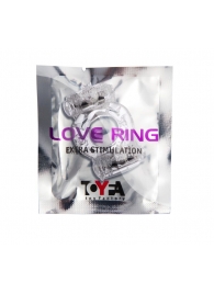 Прозрачное виброкольцо с двумя вибропульками - Toyfa Basic - в Петропавловске-Камчатском купить с доставкой