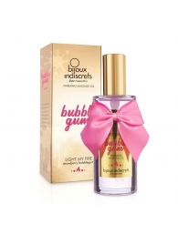 Разогревающее массажное масло Light My Fire Bubble Gum с ароматом бабл-гам - 100 мл. - Bijoux Indiscrets - купить с доставкой в Петропавловске-Камчатском