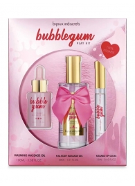 Набор средств для массажа и ласк Bubblegum Play Kit - Bijoux Indiscrets - купить с доставкой в Петропавловске-Камчатском