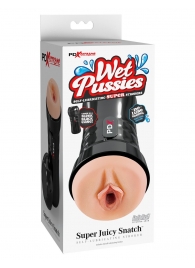 Мастурбатор-вагина в колбе Super Juicy Snatch - Pipedream - в Петропавловске-Камчатском купить с доставкой