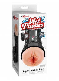 Мастурбатор-вагина в колбе Super Luscious Lips - Pipedream - в Петропавловске-Камчатском купить с доставкой